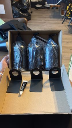 Jenngaoo Soap,shampoo/conditioner Dispenser 