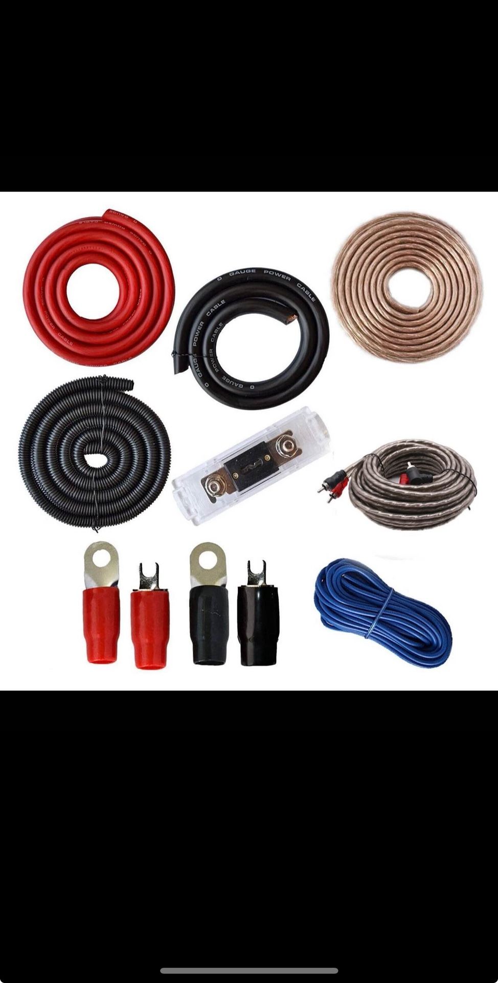 New sealed O-Gauge Car Audio Amplifier Installation Kit (5000 watt)