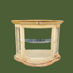 Shabby Chic Glass Door Cabinet
