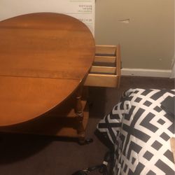 Side Table On Wheels