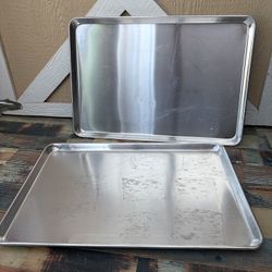 2 Pack Winware by Winco - ALXP-1826 Winware by Winco Winware Sheet Pan, 18 Inch x 26 Inch, Aluminum