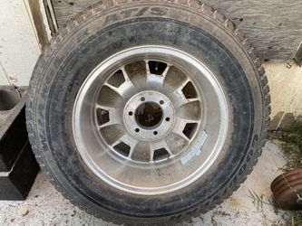 18” Spare Tire And Rim 6 Lug Chevy