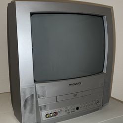 Magnavox 13” CRT TV/DVD Combo W/ Remote -Model # MWC13D5