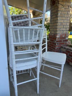 Party white chairs