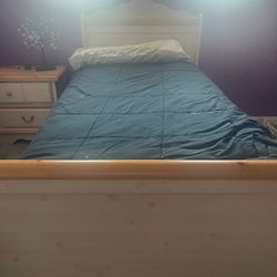 Twin Bed and Nightstand 