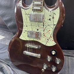 Ibanez SG-Style Electric Guitar – Custom Pickguard – Soft Case Included