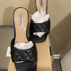 Steve Madden Black Signify Heels Size 9