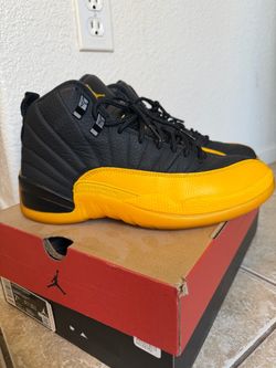 Air Jordan 12 Retro Black and Yellow