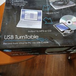 INNOVATIVE TECHNOLOGY USB TURN TABLE RECORD FROM VINYL TO PC