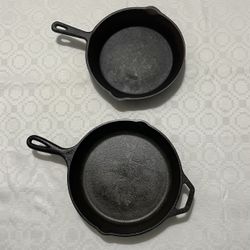 Cast Iron Skillets (2) $40 Firm For Both 