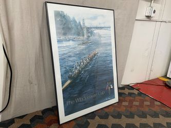 Windermere Cup Signed Framed Print by W.E. Ryan