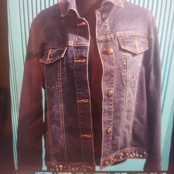 Vintage Dg2 jean jacket  With Gems