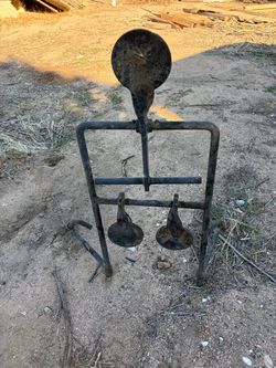 Metal sharp shooter spinning target