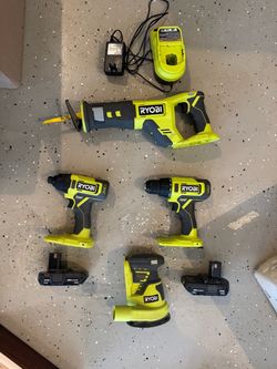 Ryobi 18V ONE+ 4-Tool Combo Set