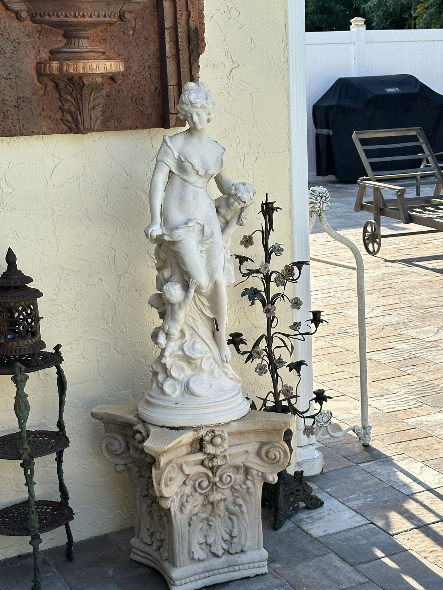 NEOCLASSICAL STATUE 36 INCHES TALL 