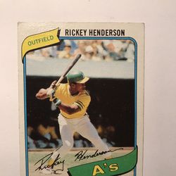 Rickey Henderson Rookie Card for Sale in Burleson, TX - OfferUp