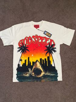 White Godspeed shirt