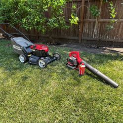 Craftsman Gas Lawnmower and Blower