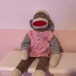 New sock monkey plushy