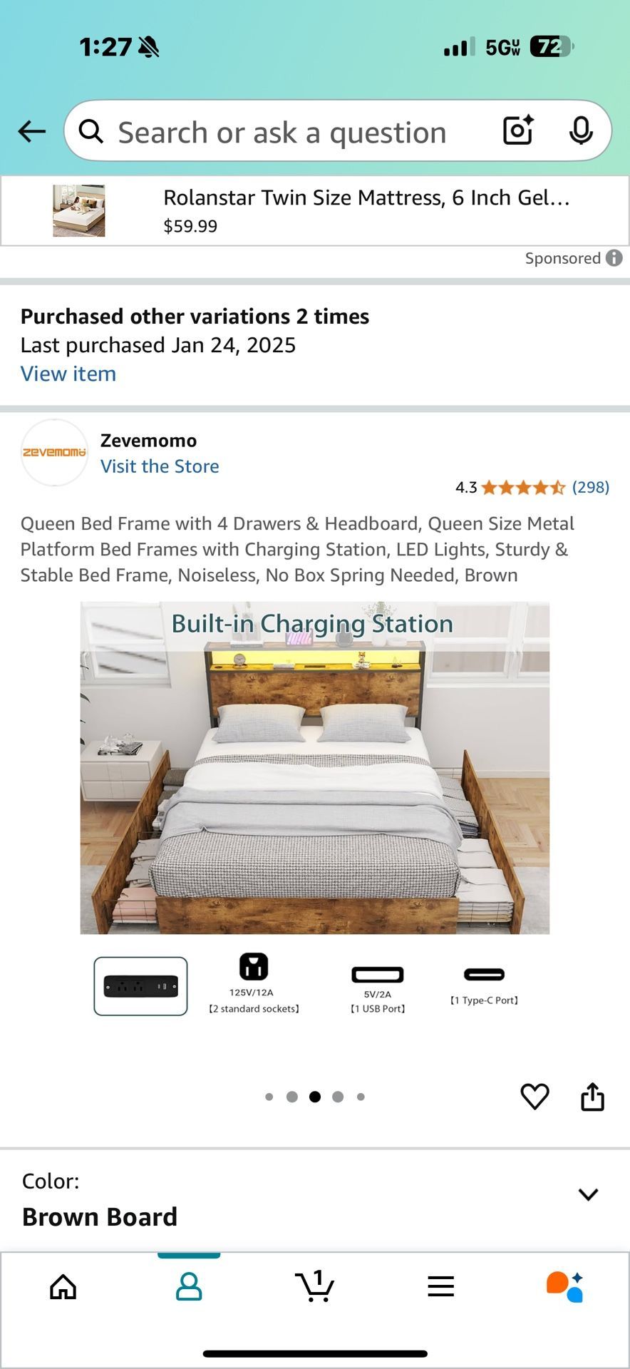 Queen Size Bed Frame