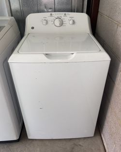 White GE Washer