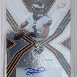 Jalen Hurts Auto/ Jalen Carter Auto 
