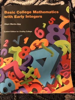 Basic college mathematics with early integers