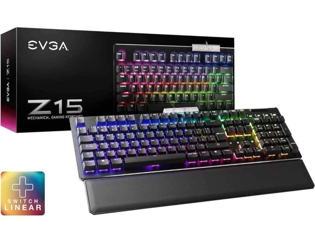 EVGA Z15 mechanical gaming keyboard with RGB