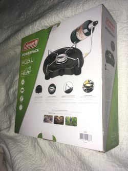 Coleman powerpack camping gas stove burner cooktop & 1 fuel