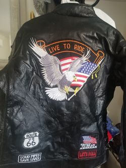 Mens leather jacket