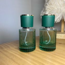 Refillable 1oz Perfume Atomizer, 30ml Travel Glass Spray Bottle for Perfume 2pk