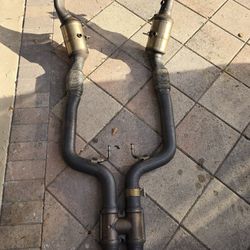 Mercedes S63 W222 Cat Back Pipes 