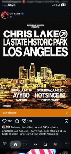 Chris Lake 6/20