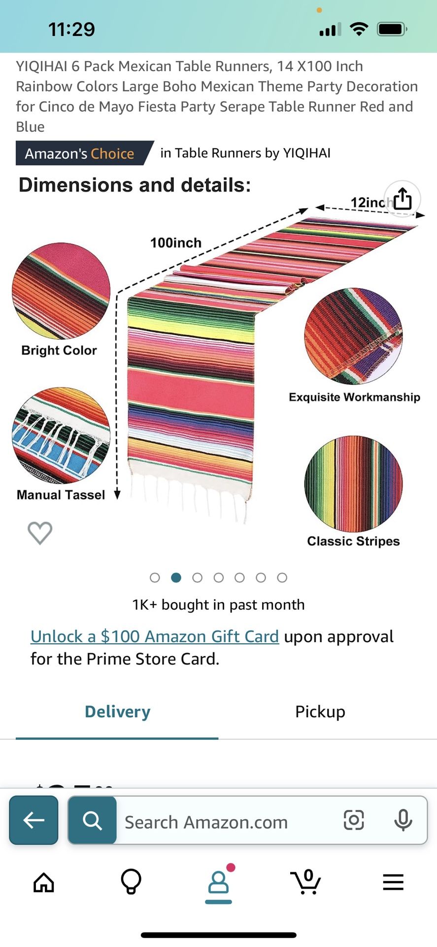 Serape Table Runners