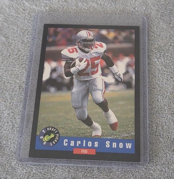 1992 Classic Draft Picks Ohio State Buckeyes #38 Carlos Snow