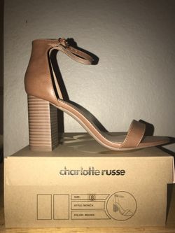 Charlotte Russe block Heel