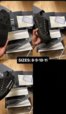 Dior black low top