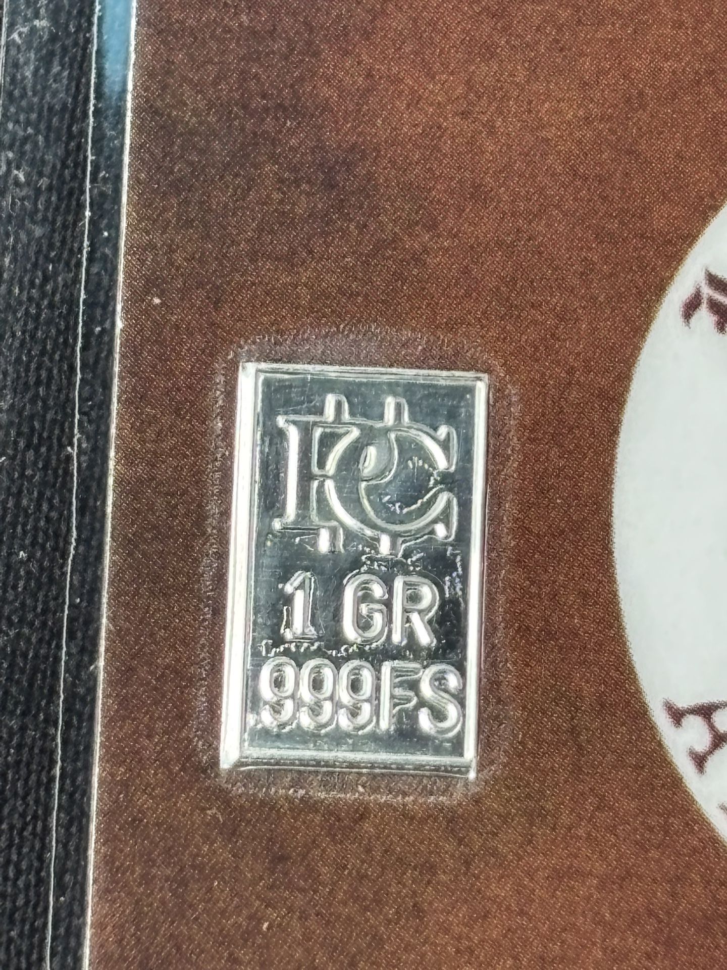 1 Gram Silver .999