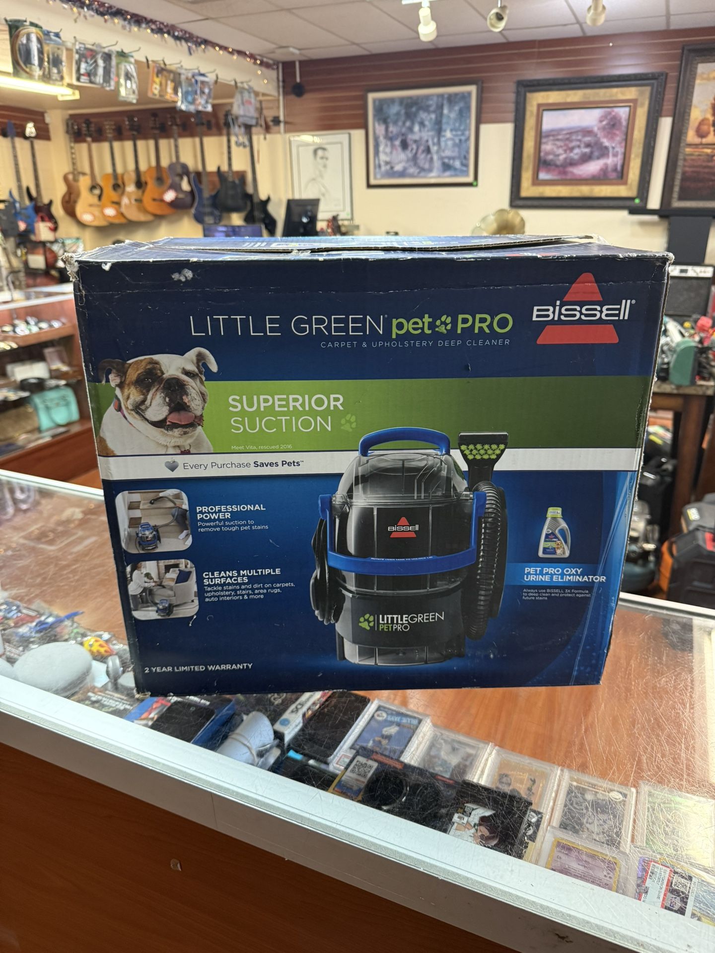 Bissell Carpet Cleaner Little Green Pet Pro Bagless 5.7 amps