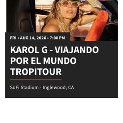 Karol G Floor Tickets August 14