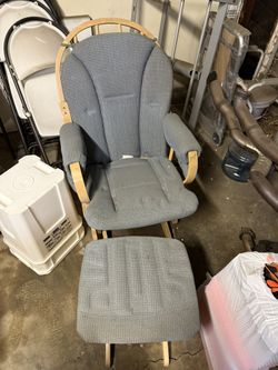 Rocking Chair Vintage Real Wood 