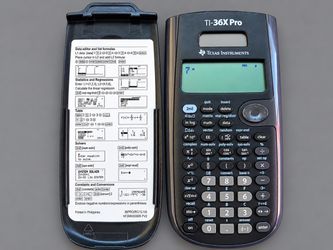 Texas Instruments TI-36X Pro Scientific Calculator Tested Working w/ Cover