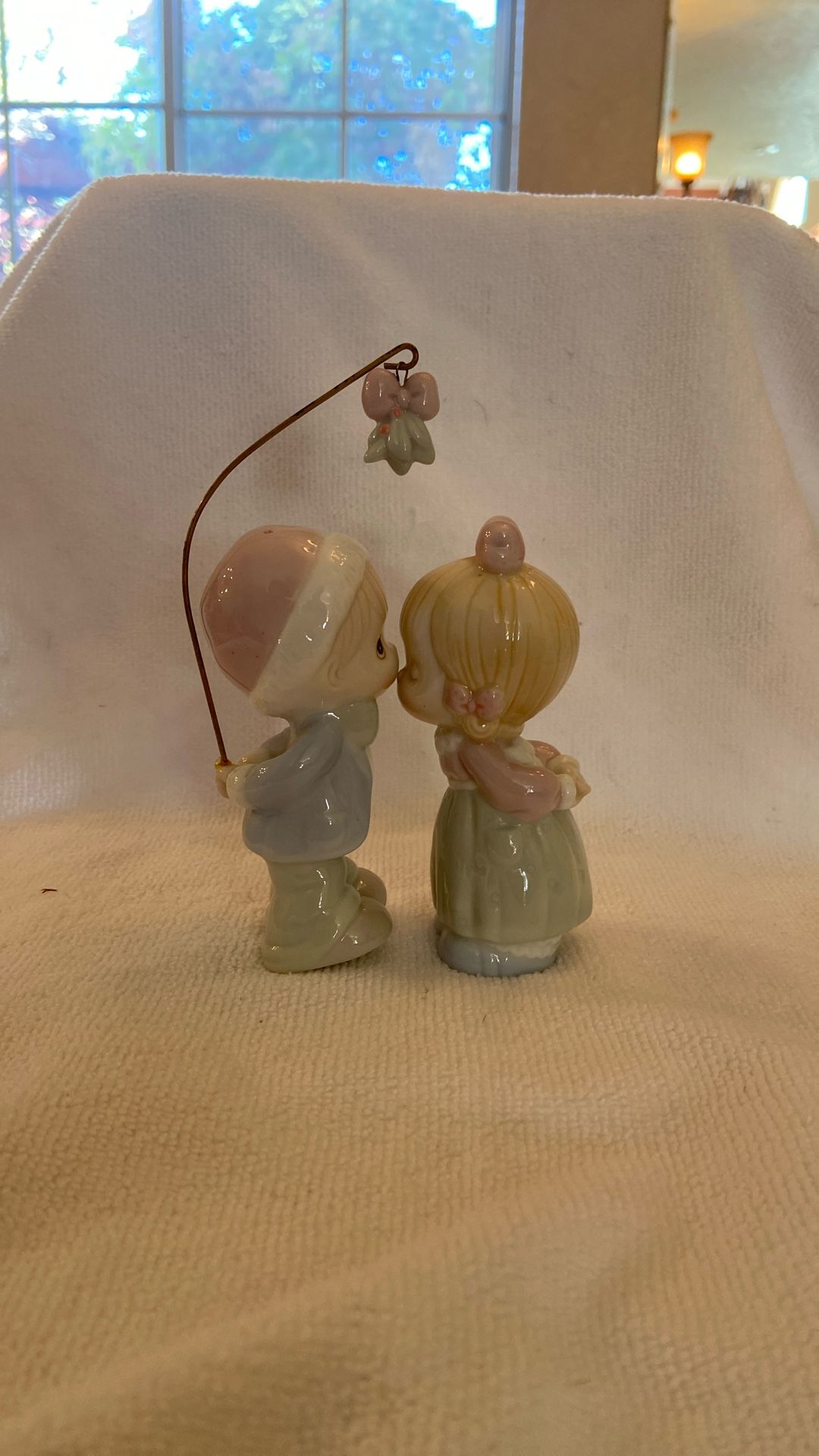 Precious Moments "Blessings From Above" Salt  and Pepper  Shakers figurine