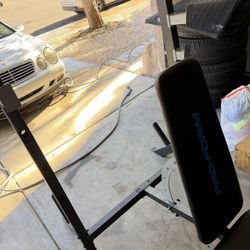 Squat Rack With Bench 