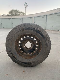 Sumitomo Encounter AT Tire on Steel Wheel Toyota spare