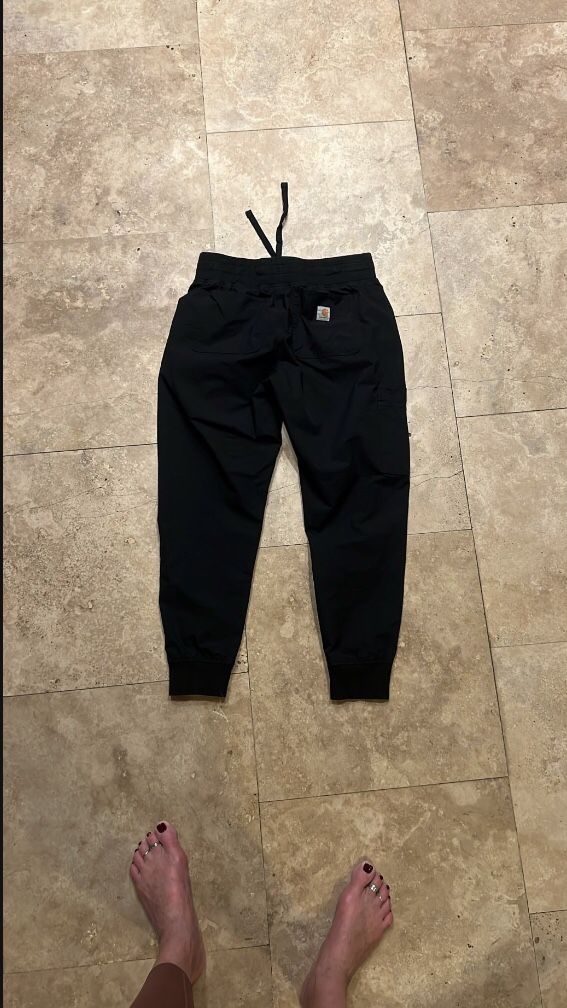 Carhartt Petite Medium Scrub Pants- Black