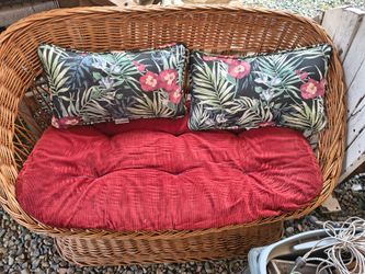 5 piece wicker set