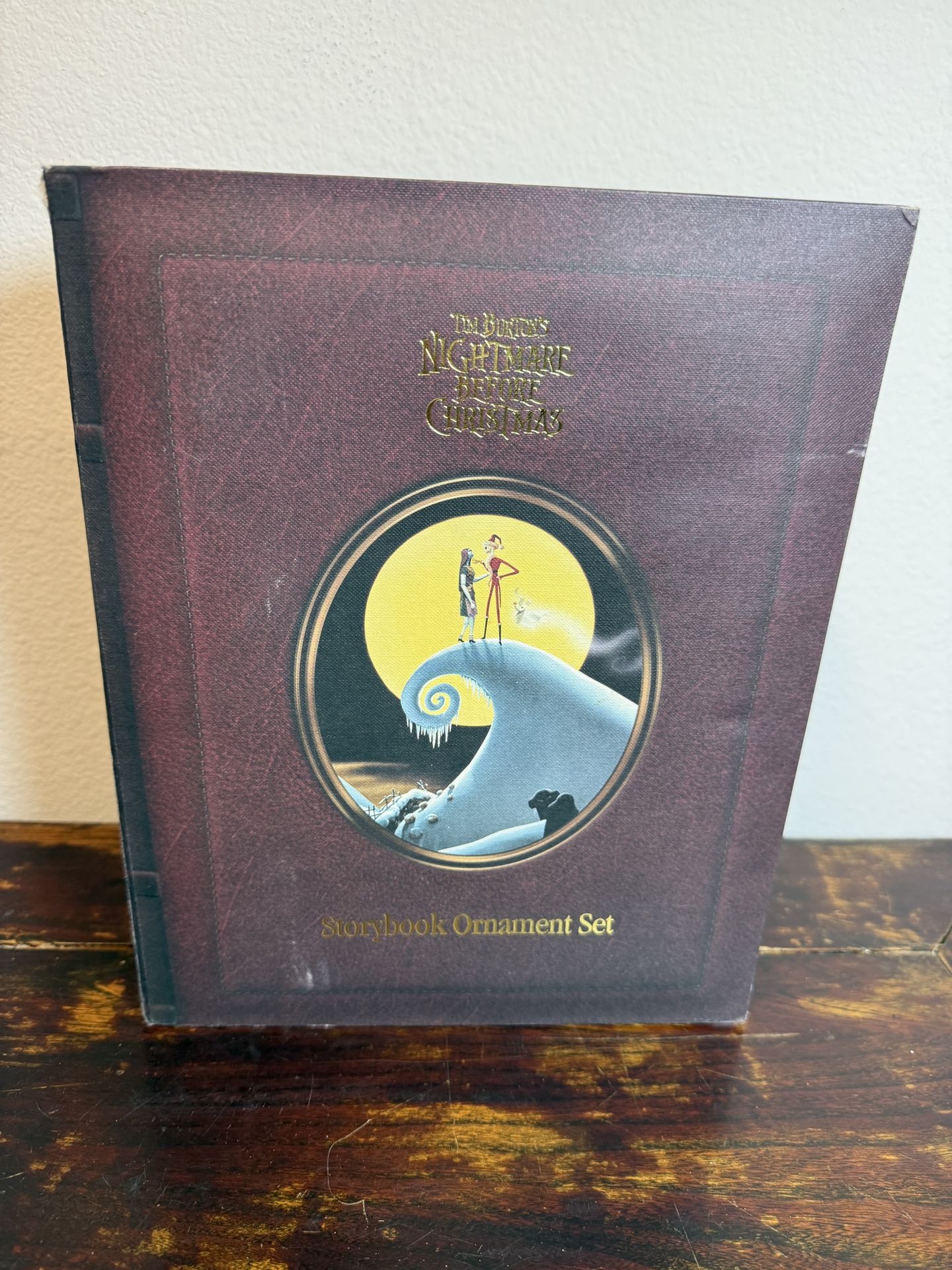 Disney Nightmare Before Christmas Storybook Ornament 7 Piece Set 2004 by Disn...