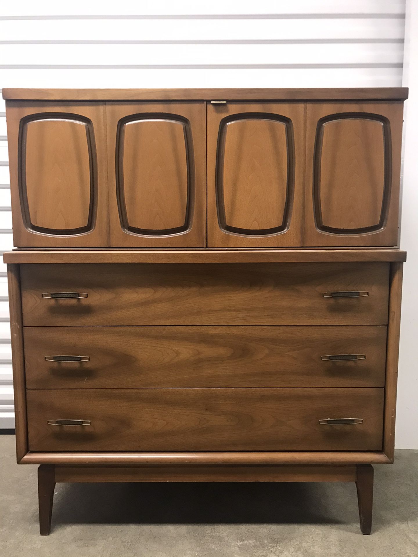 4 piece mid-century dresser set