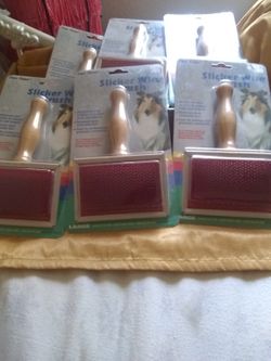 7 New Large Dog Slicker Brushes (Great For Resale)